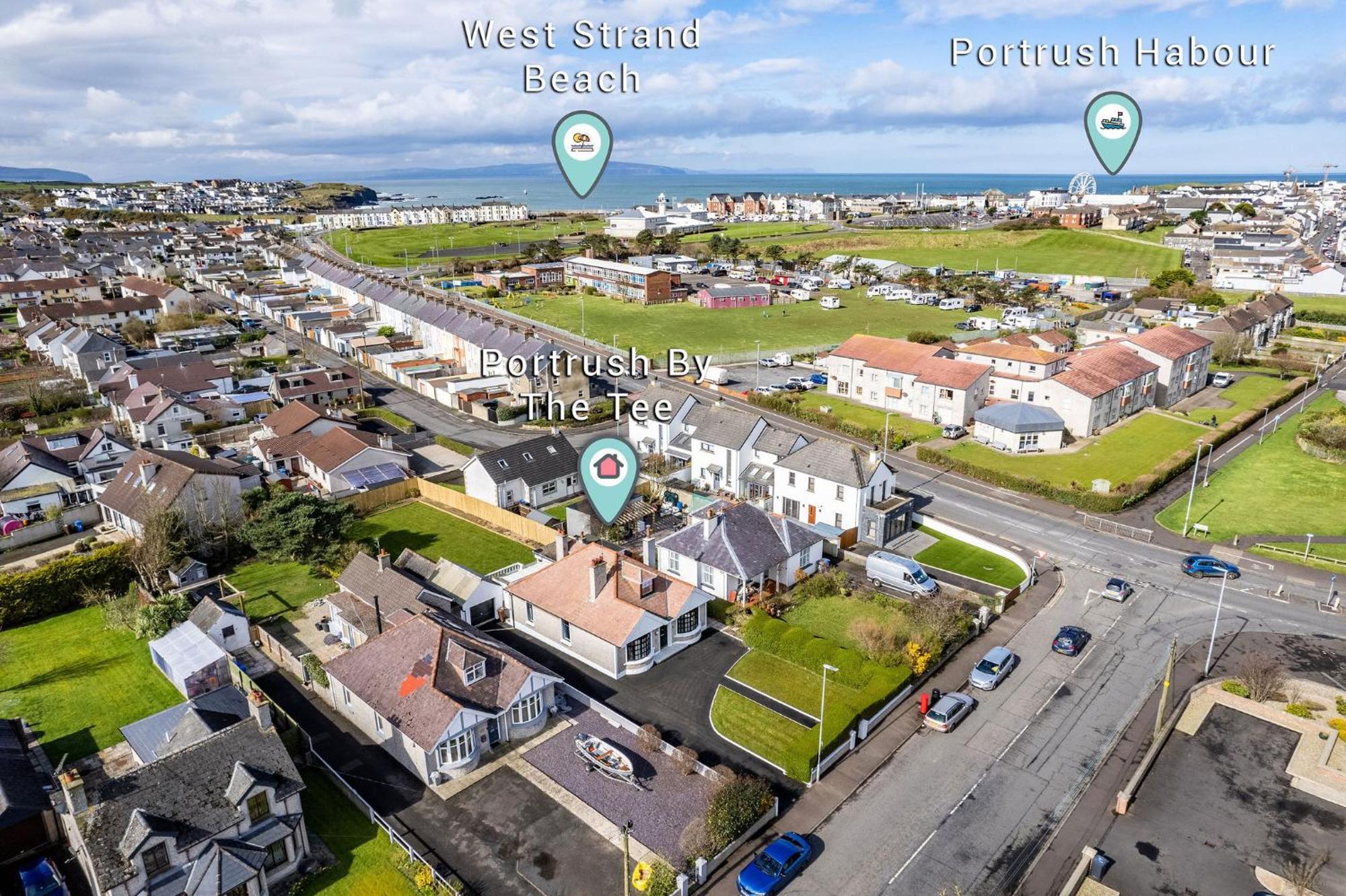 Вілла Portrush By The Tee Екстер'єр фото